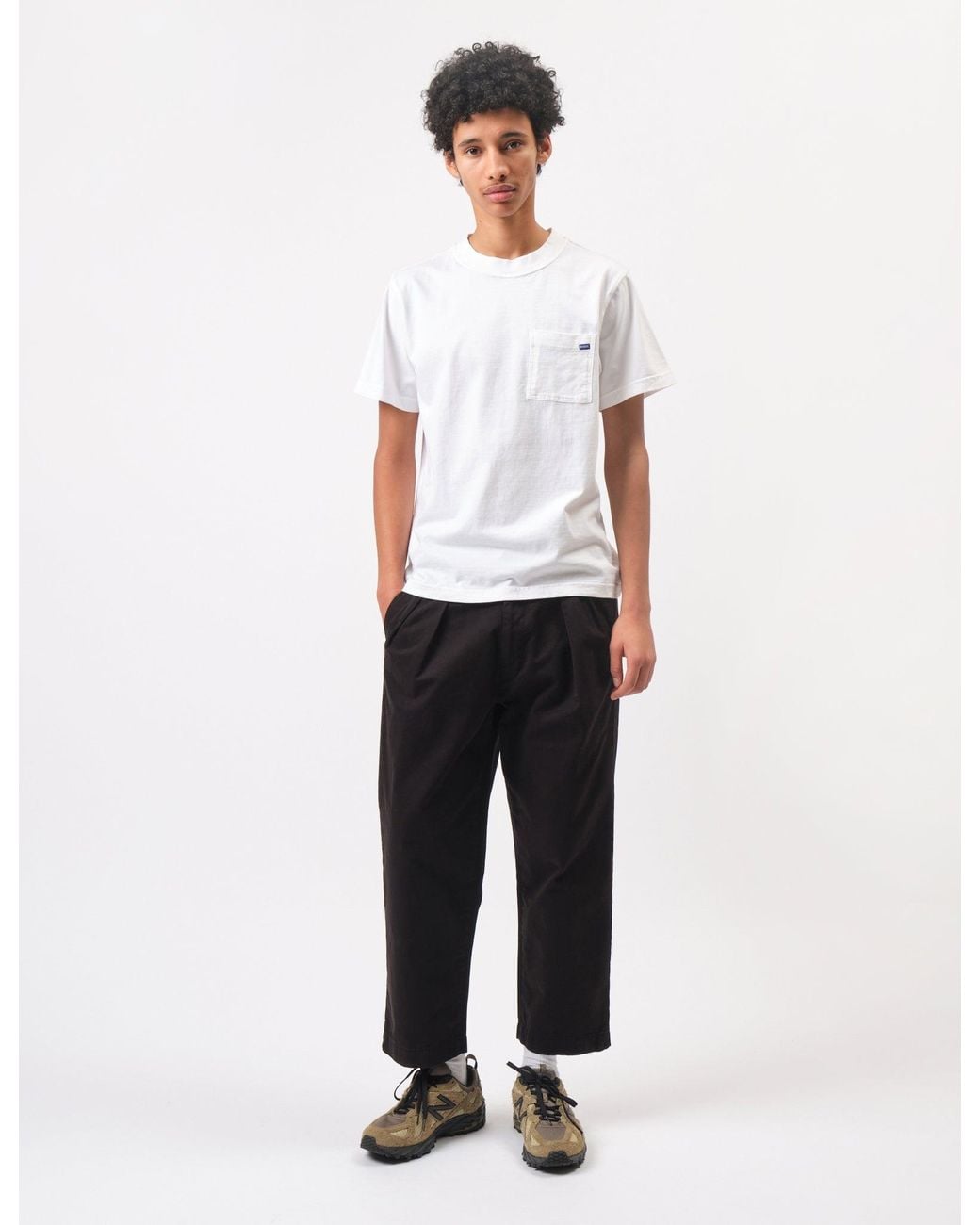 BHODE White Everyday Pocket T-Shirt for men