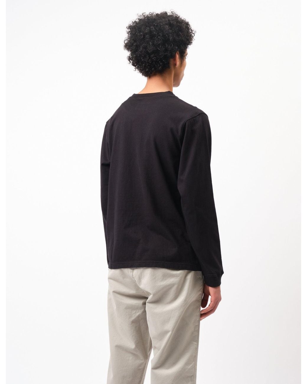 BHODE Black Everyday Long Sleeve Jersey 300Gsm for men