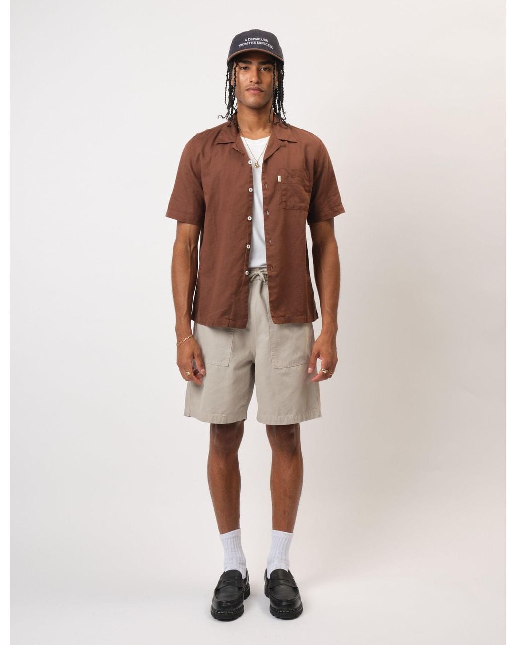 BHODE Natural Fatigue Shorts (Duck Canvas) for men