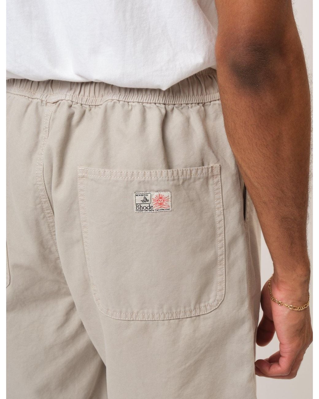 BHODE Natural Fatigue Shorts (Duck Canvas) for men