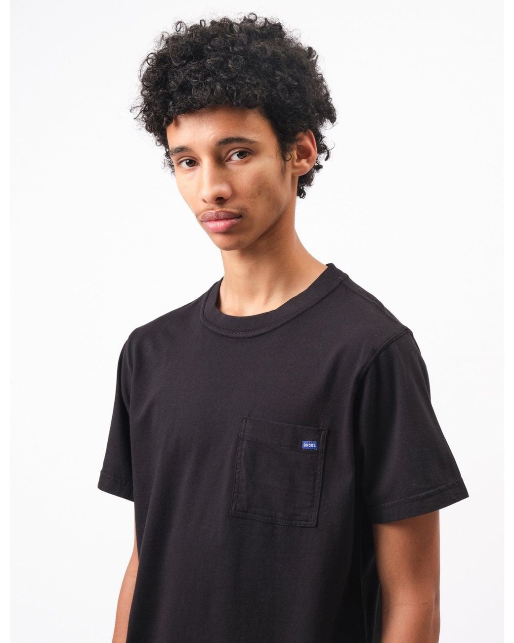 BHODE Black Everyday Pocket T-Shirt for men