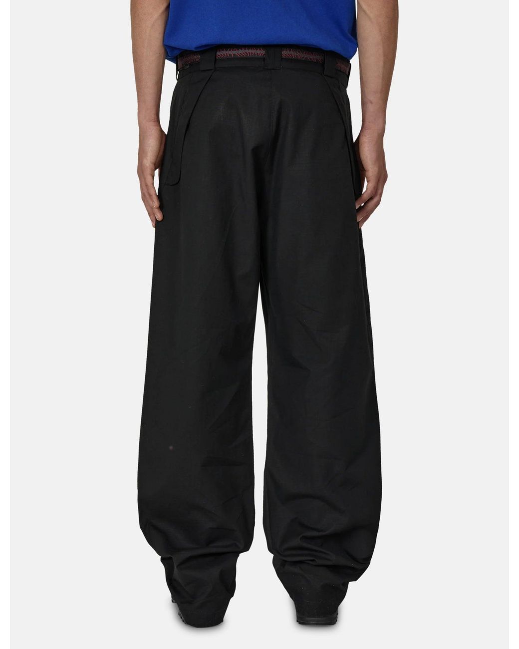 Roa Black Centipede Buckle Chino Pant for men