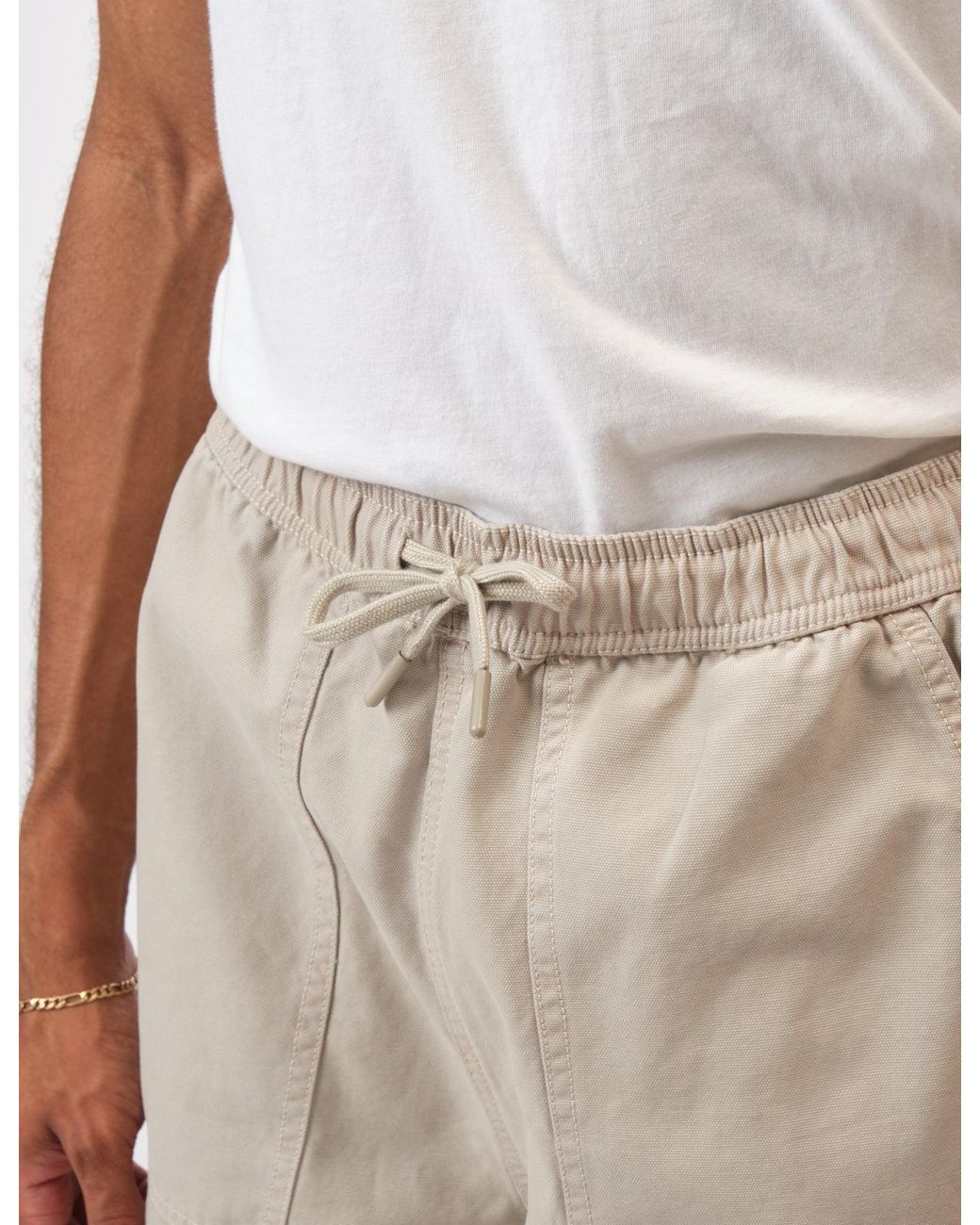 BHODE Natural Fatigue Shorts (Duck Canvas) for men