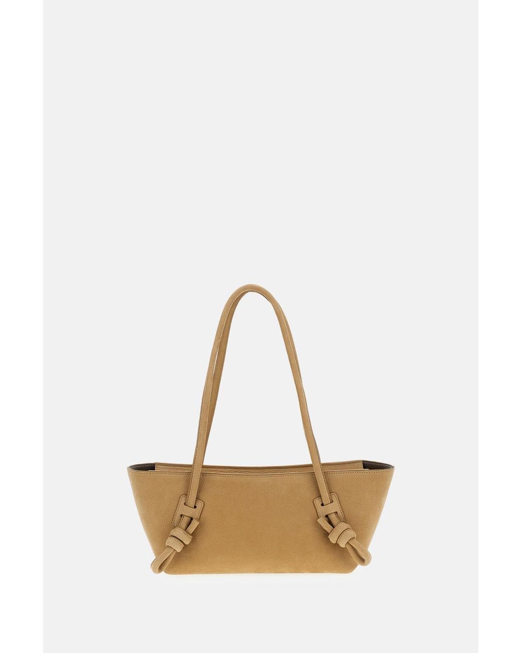 Borsa Fleca Nobuck di Hereu in Natural