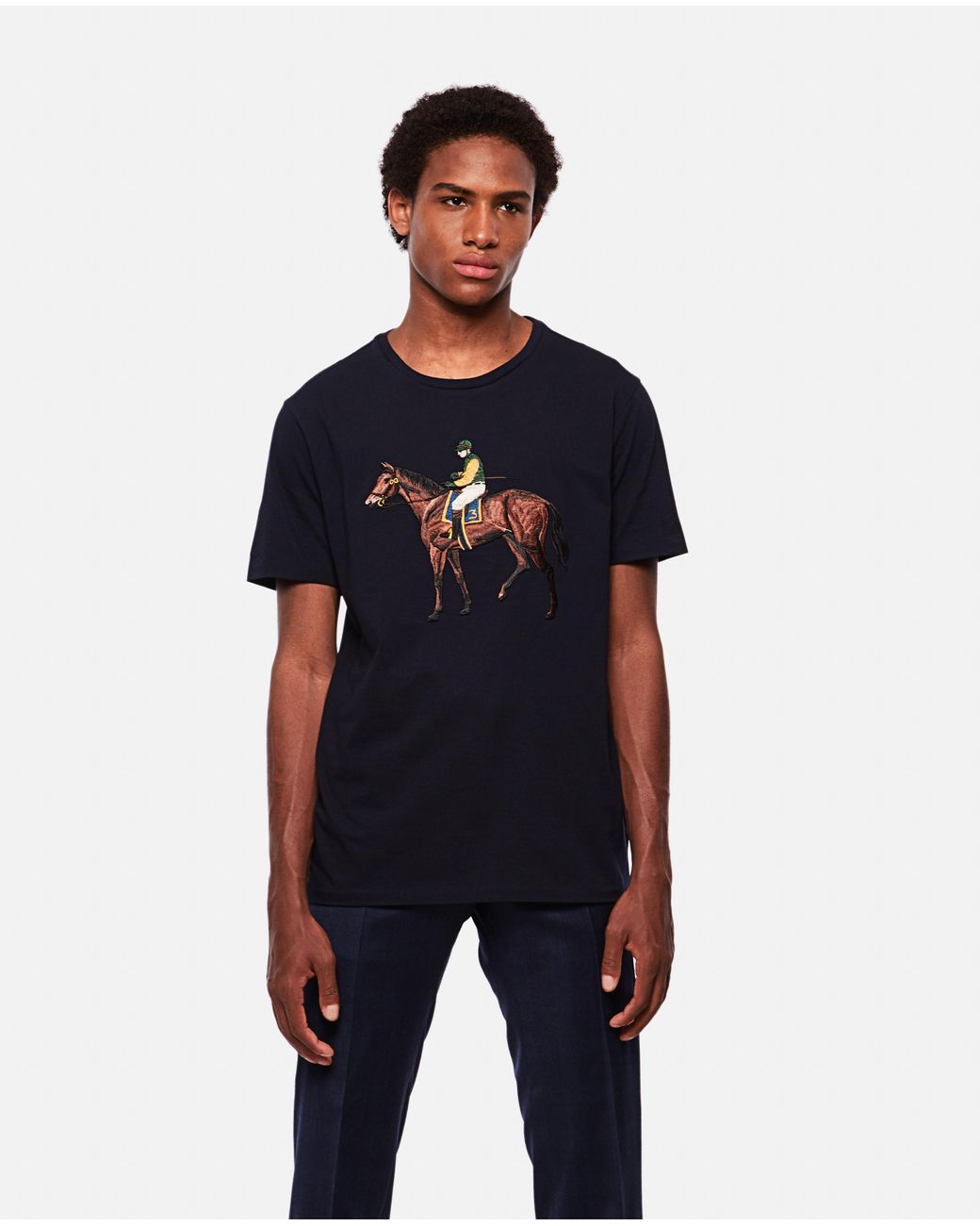 Ralph Lauren Cotton Horse Embroidery T 