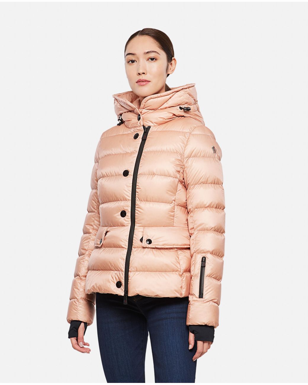 3 MONCLER GRENOBLE Armonique Nylon Down Jacket in Natural | Lyst
