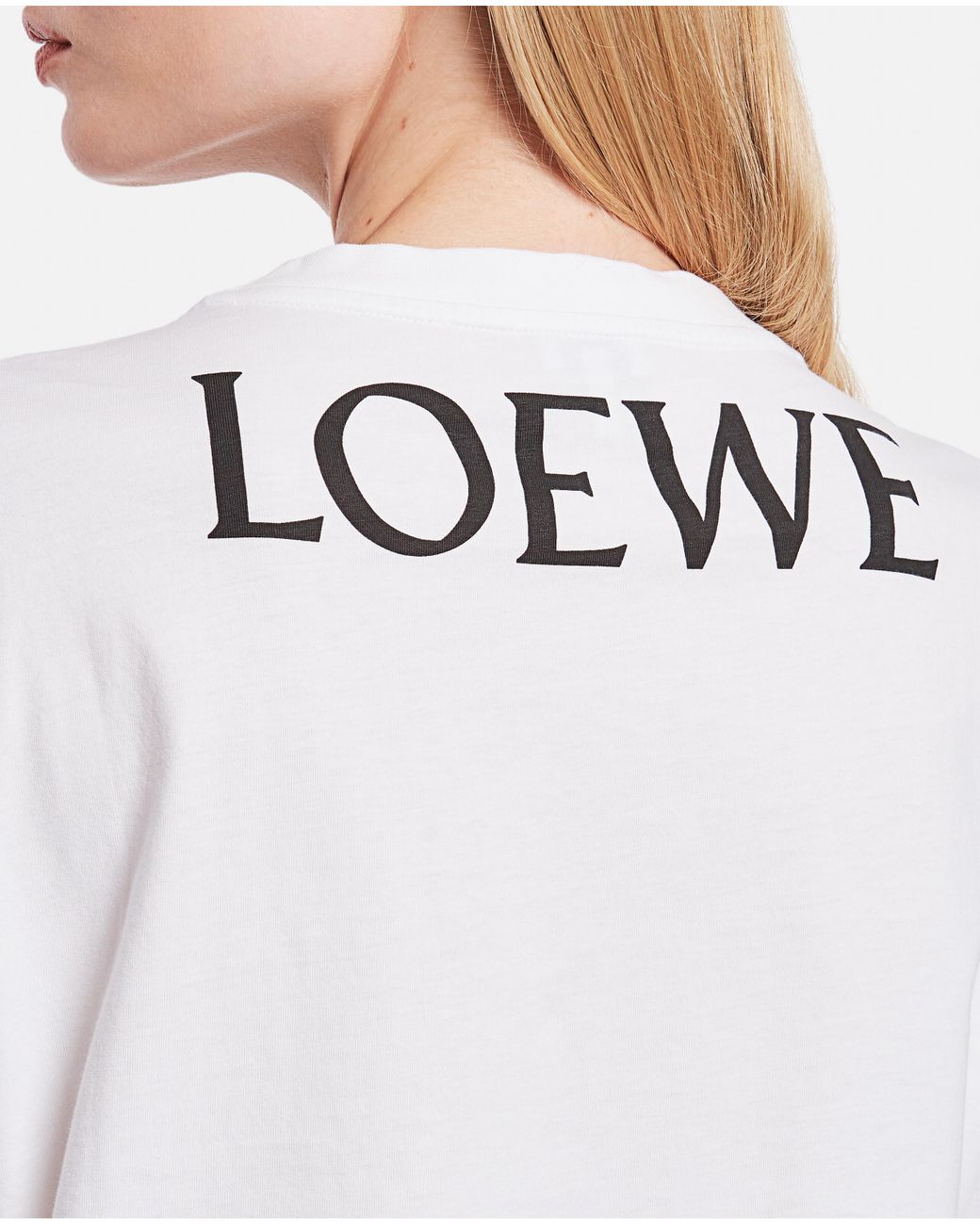 Loewe Jam Print Cotton T-shirt in White - Lyst