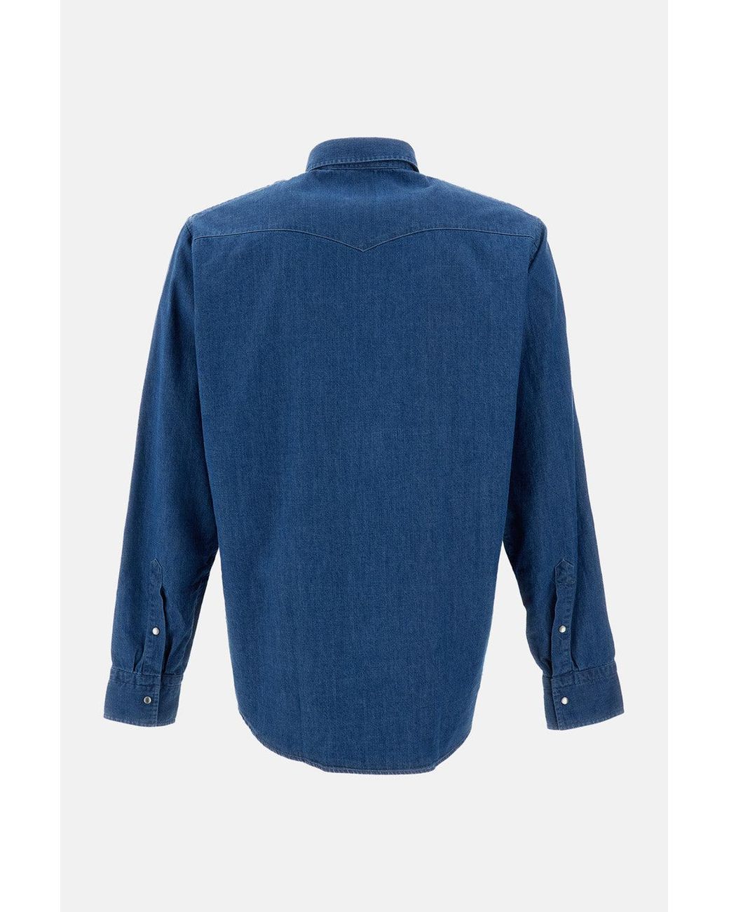Camicia Rodeo di B.D. Baggies in Blue da Uomo