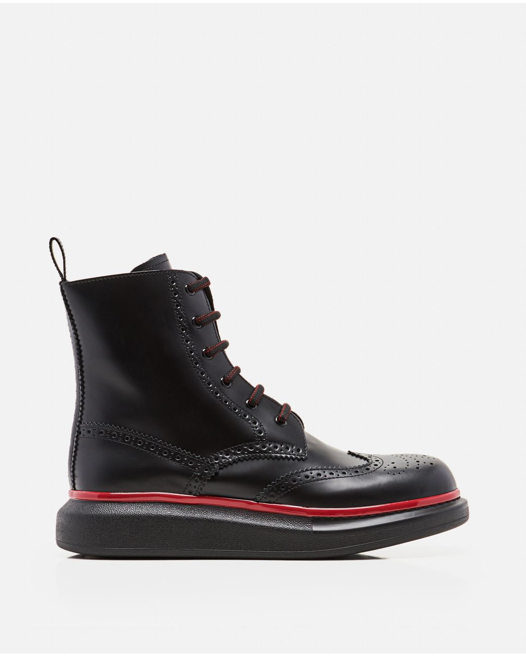 alexander mcqueen hybrid lace up boot