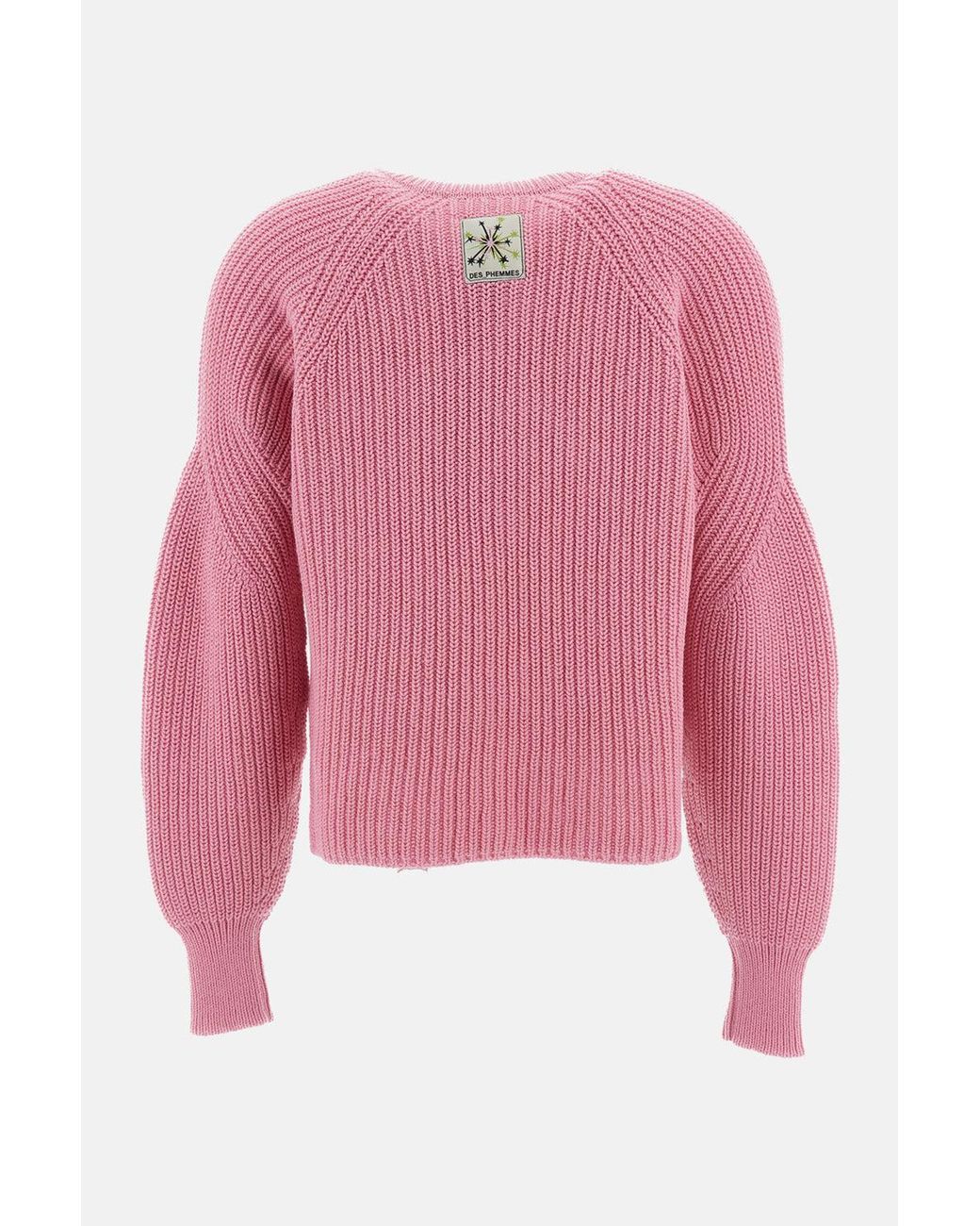 Pullover Crop di Des Phemmes in Pink