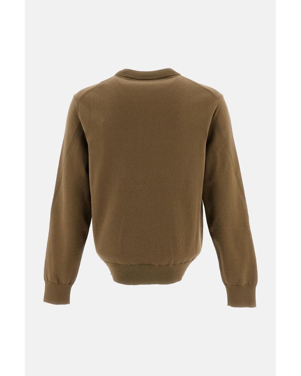 Pullover Girocollo Couture Seam di Givenchy in Green da Uomo