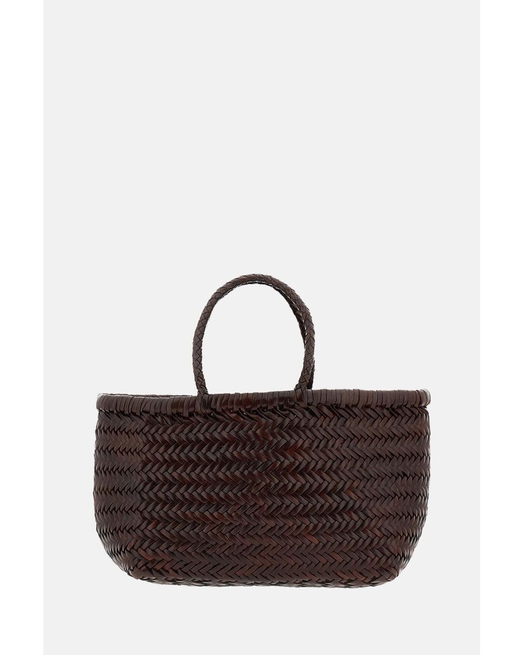 Borsa Piccola Bamboo Triple Jump di Dragon Diffusion in Brown