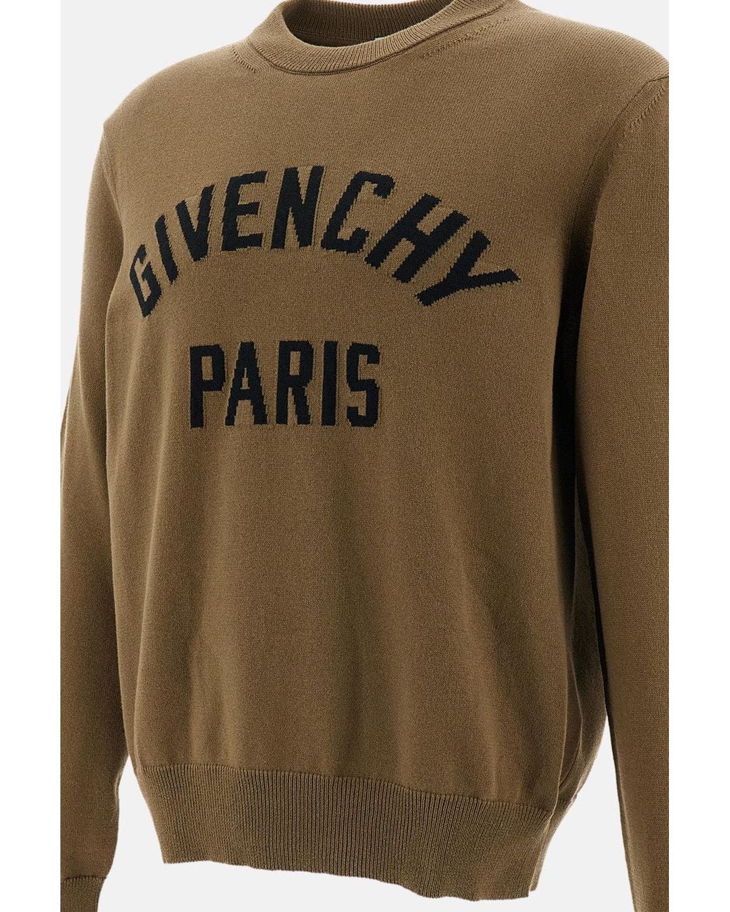 Pullover Girocollo Couture Seam di Givenchy in Green da Uomo