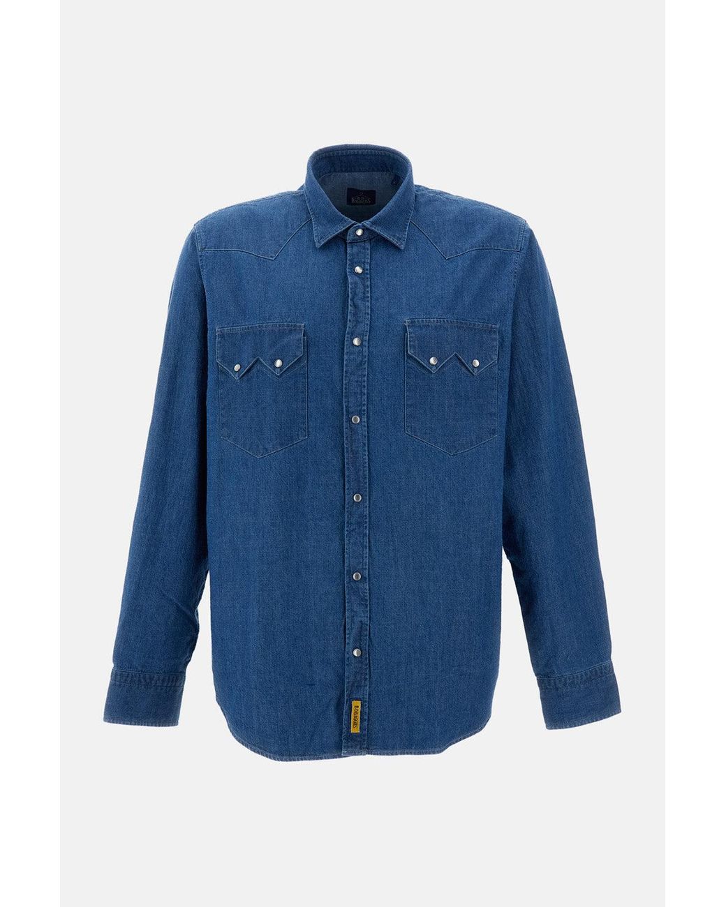 Camicia Rodeo di B.D. Baggies in Blue da Uomo