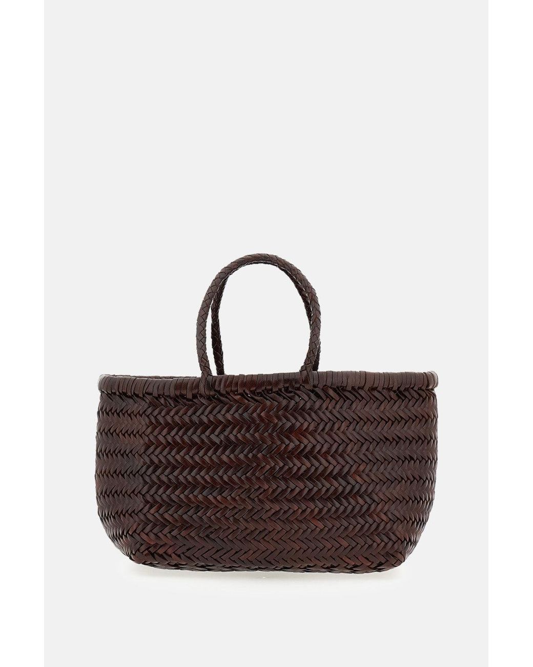 Borsa Piccola Bamboo Triple Jump di Dragon Diffusion in Brown