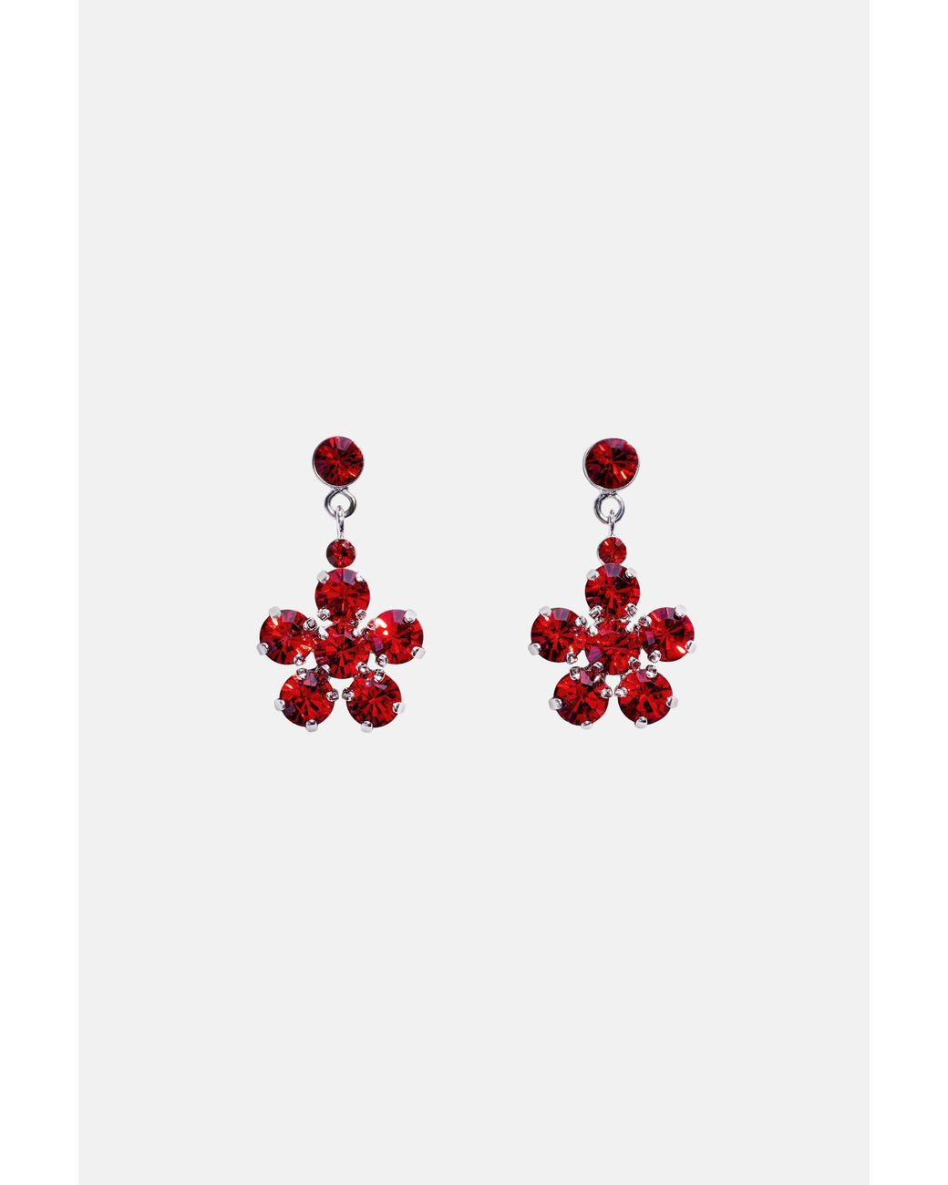 Orecchini Con Margherite di Simone Rocha in Red