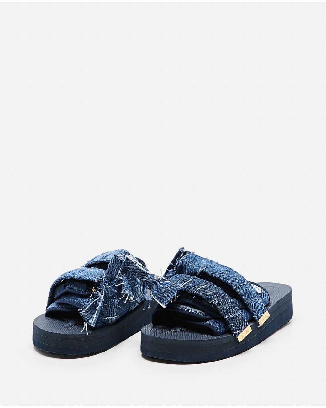 Suicoke Moto-cab Denim Sandals in Blue | Lyst