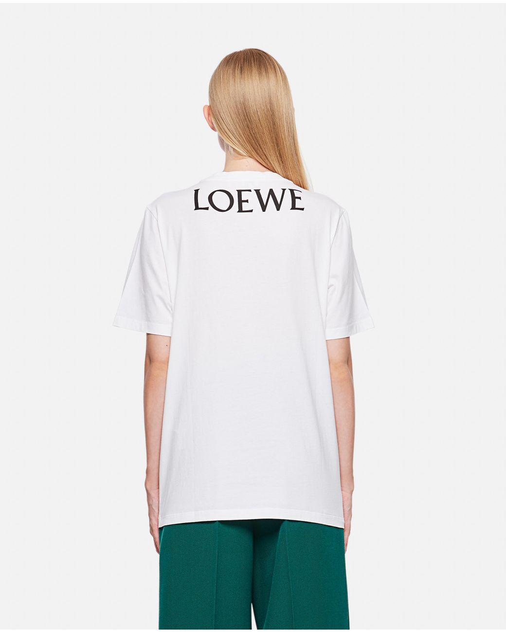 Loewe Jam Print Cotton T-shirt in White | Lyst