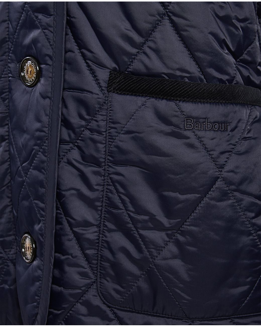 Barbour Roslin Fur Lined Quilted Jacket 