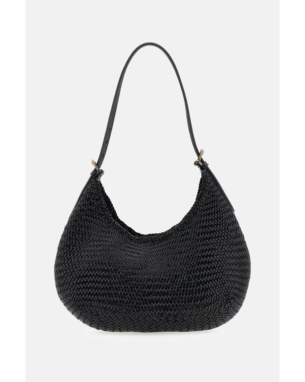 Borsa A Spalla Luna Mezza di Dragon Diffusion in Black