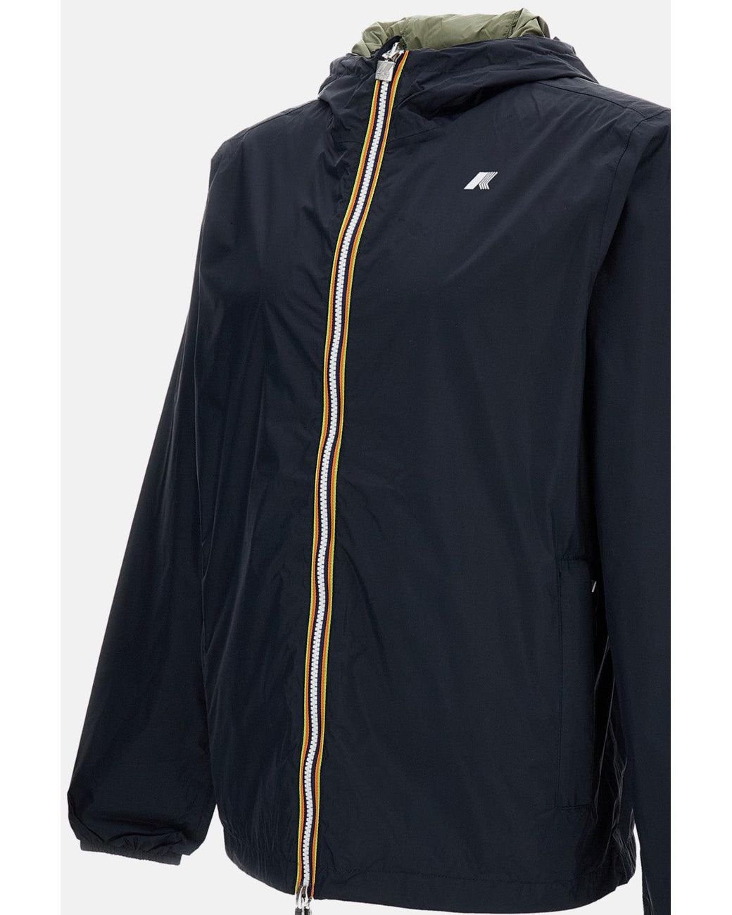 Giacca Jake Plus.2 Double Face di K-Way in Blue da Uomo