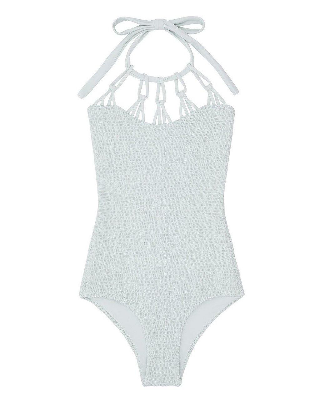 sage green one piece swimsuit