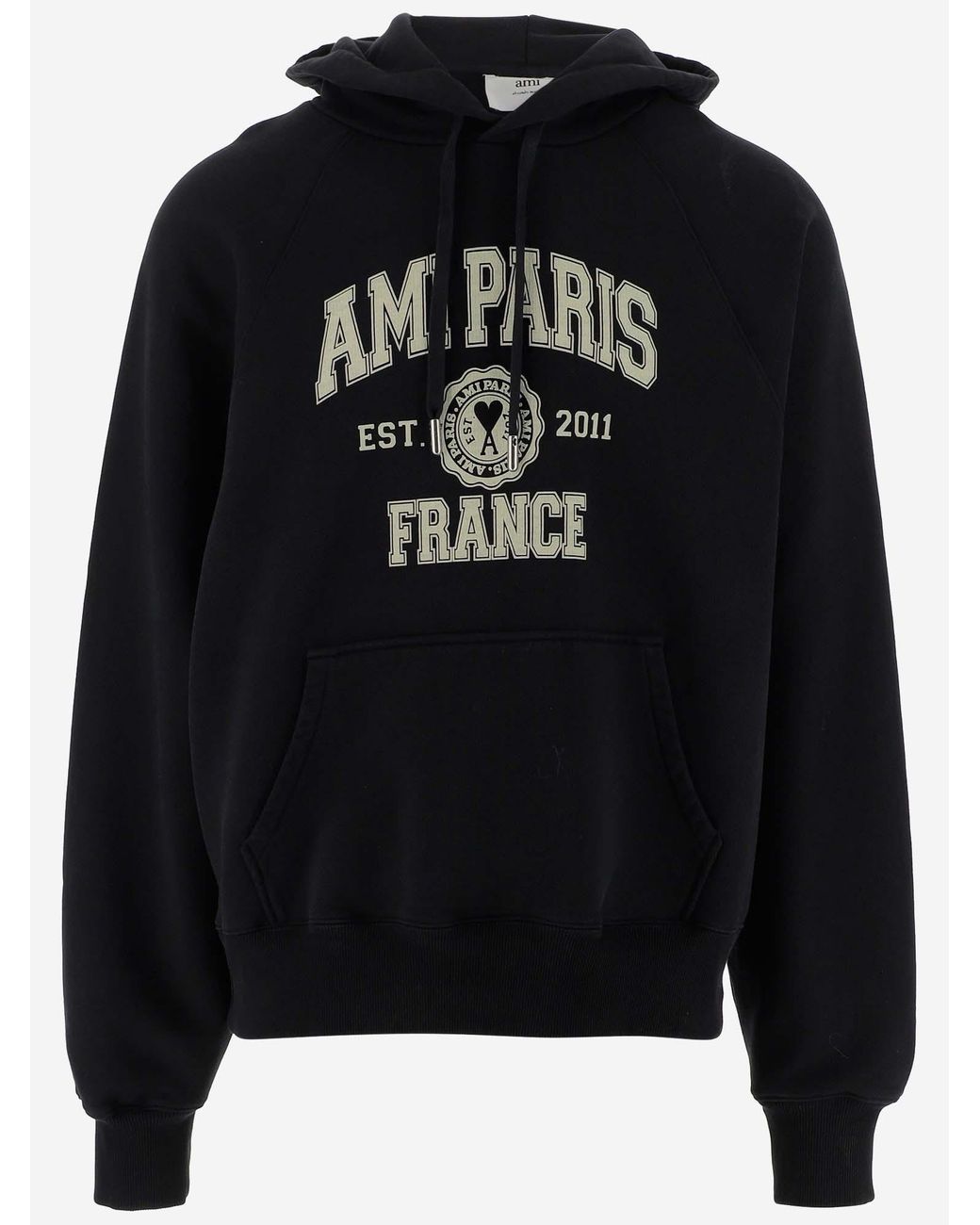 Ami Paris Paris France Sweatshirt in Black Lyst