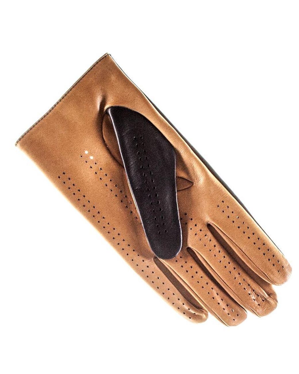 Black And Tan Leather Driving Gloves in Blue for Men - Lyst