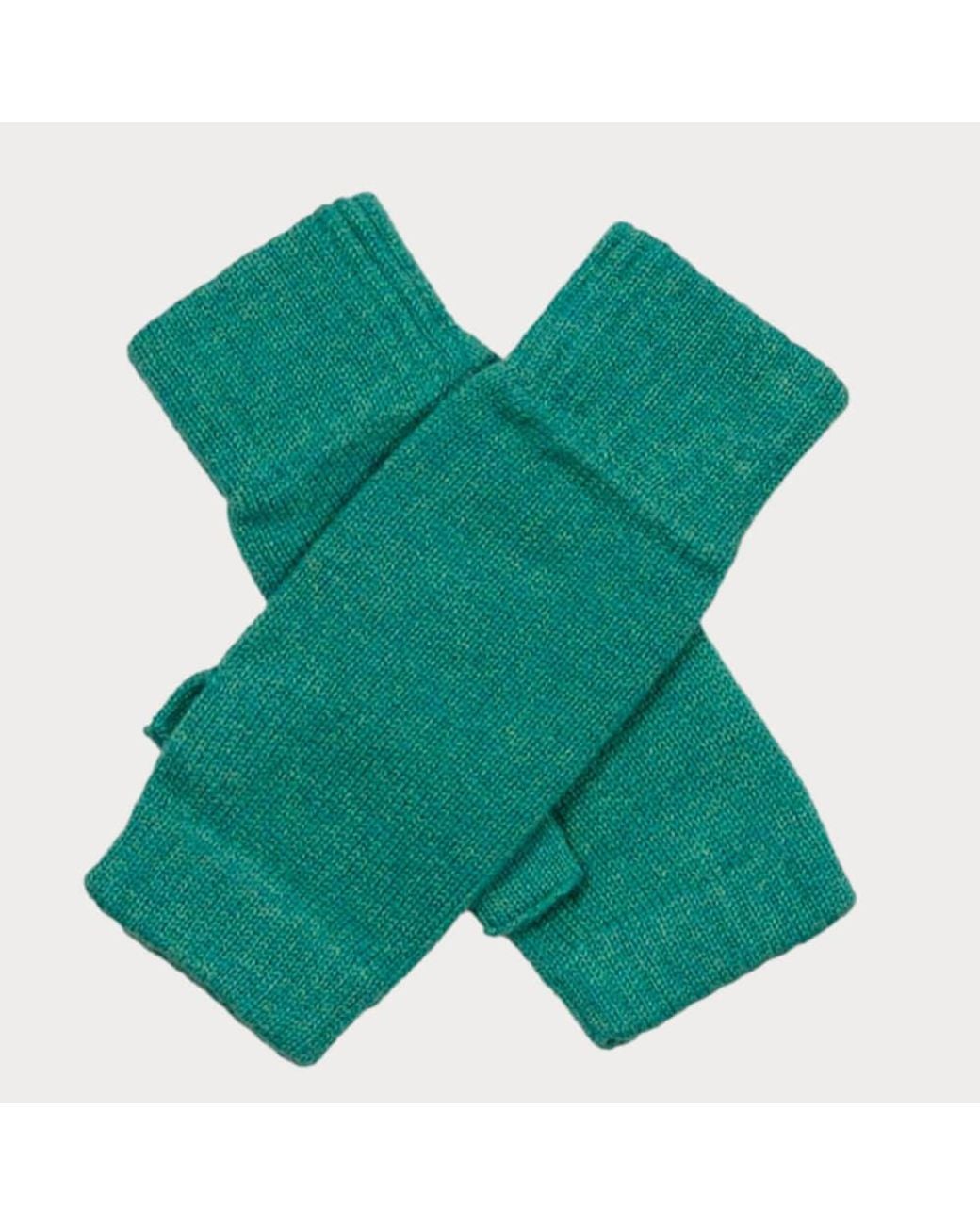 Black Accessories Green Ladies Kelly Cashmere Mittens