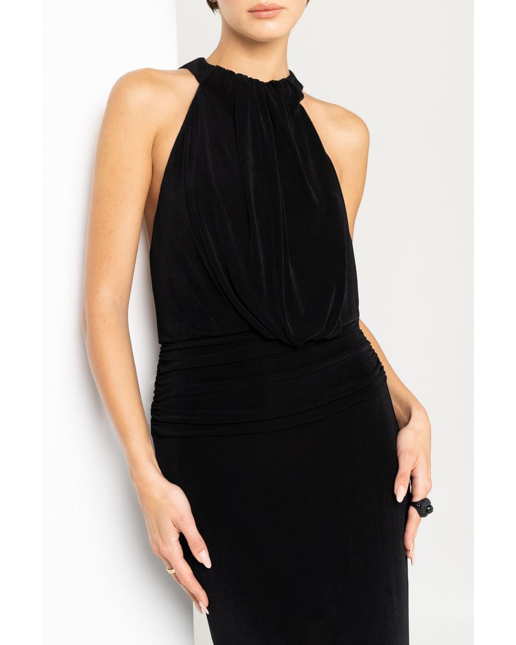 Black Halo Black Lucine Gown