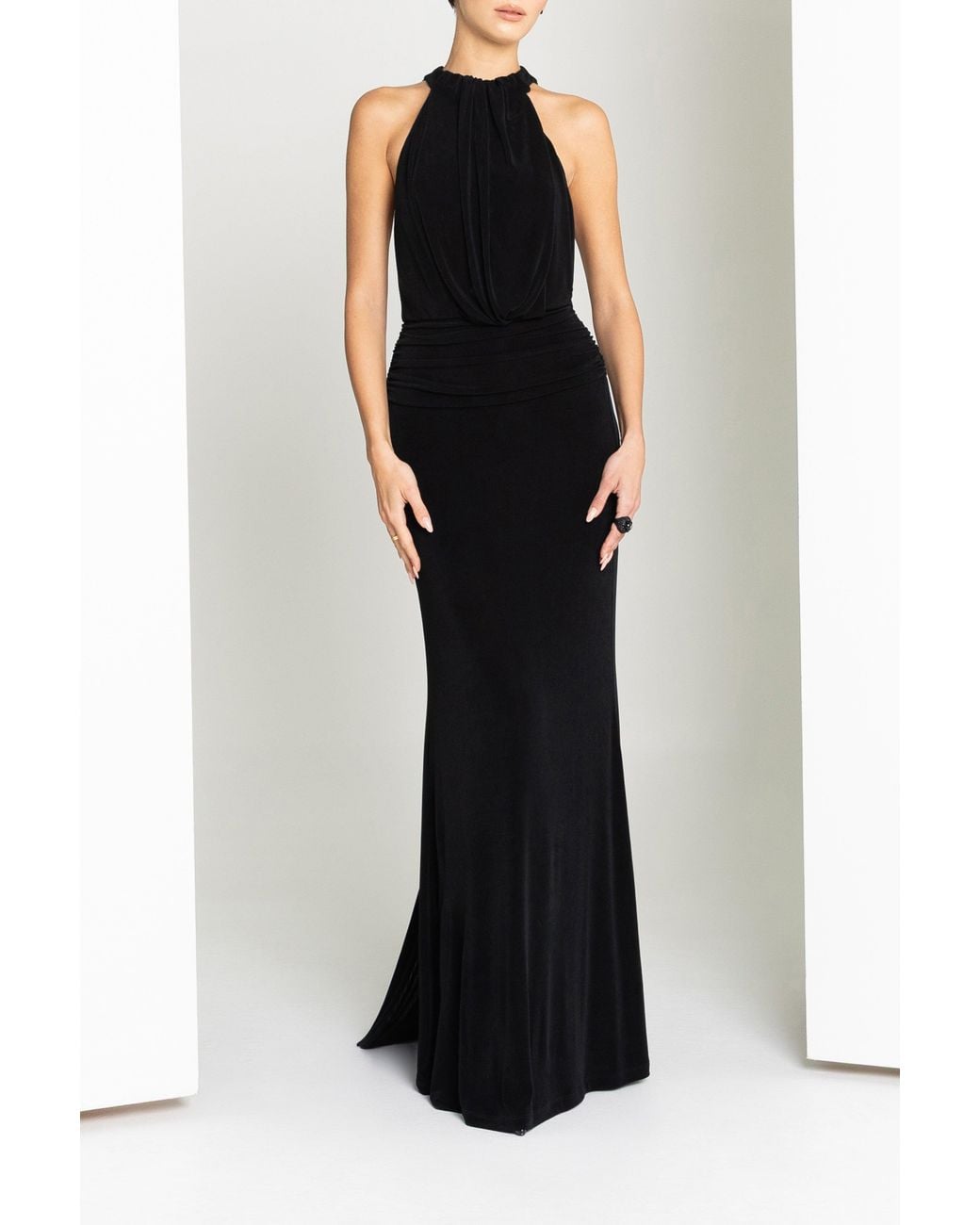 Black Halo Black Lucine Gown
