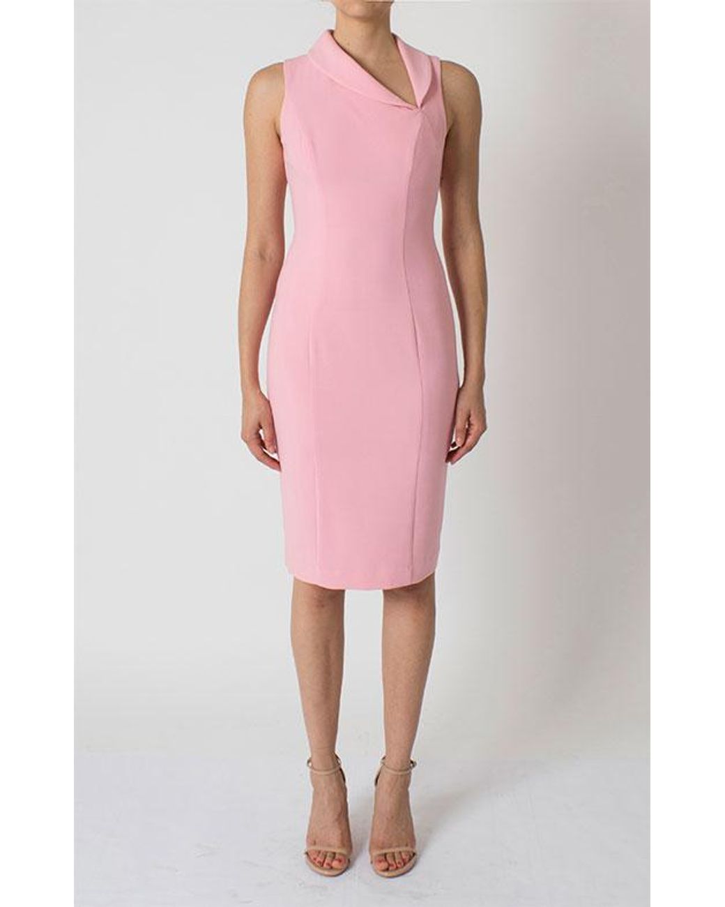 Black halo pink deals dress