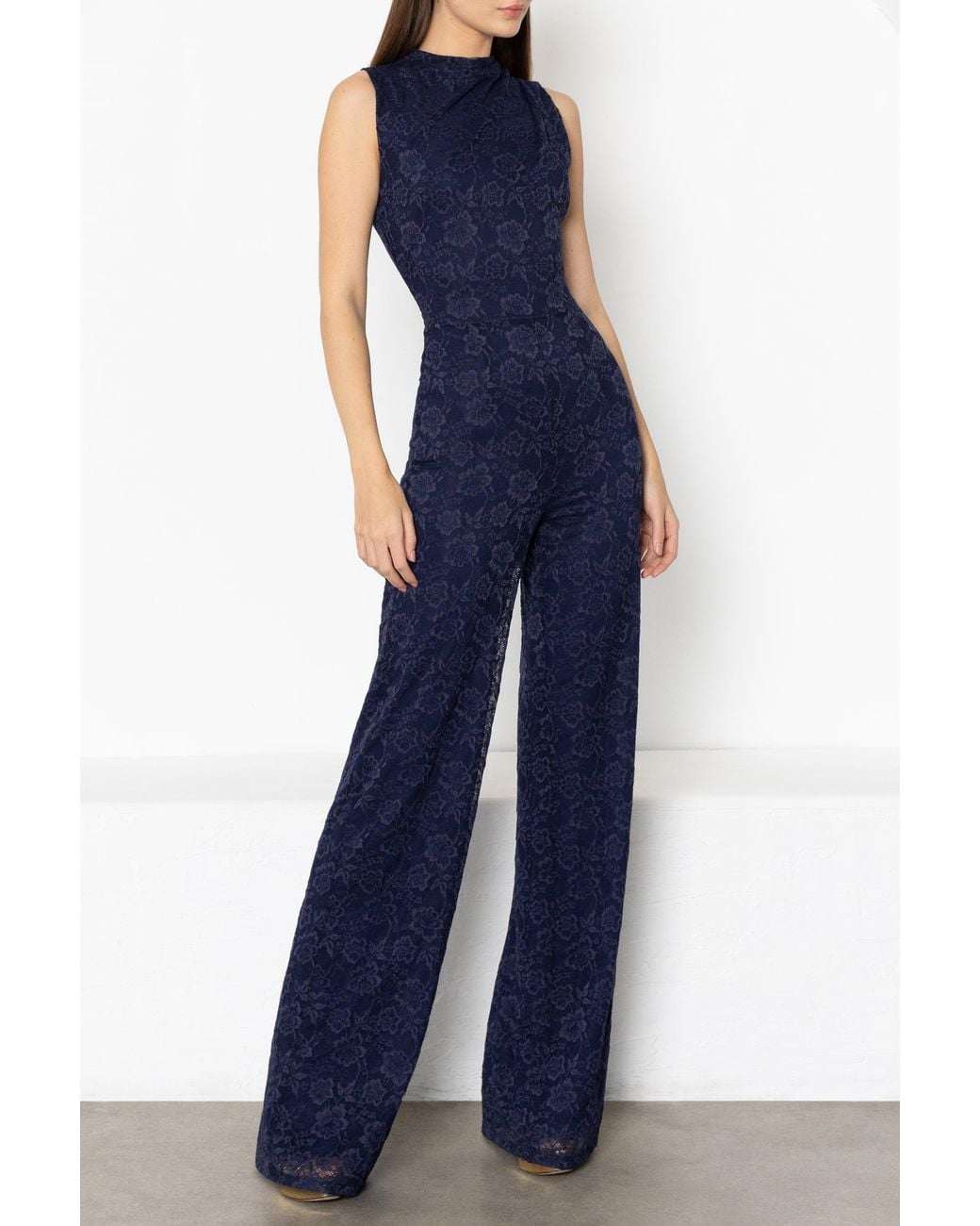 Black Halo Blue Corrine Jumpsuit