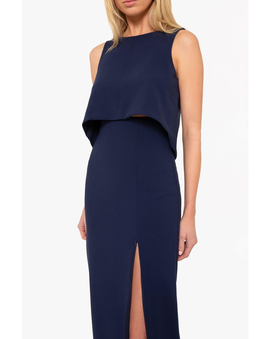 Black Halo Blue Kacie Two Piece Maxi