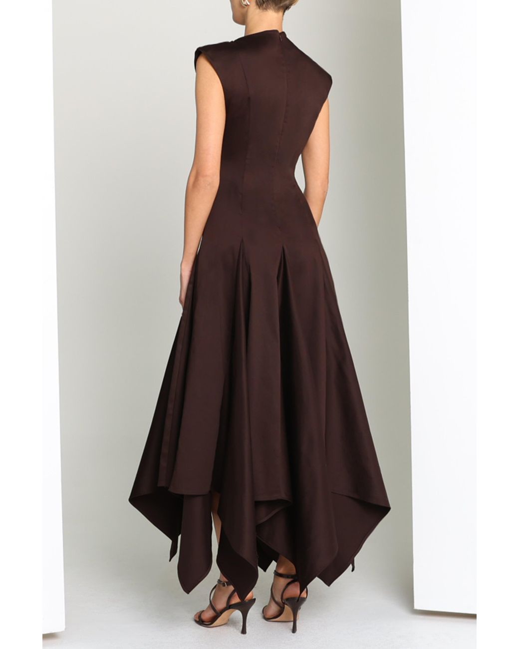 Black Halo Brown Eloidie Midi Dress
