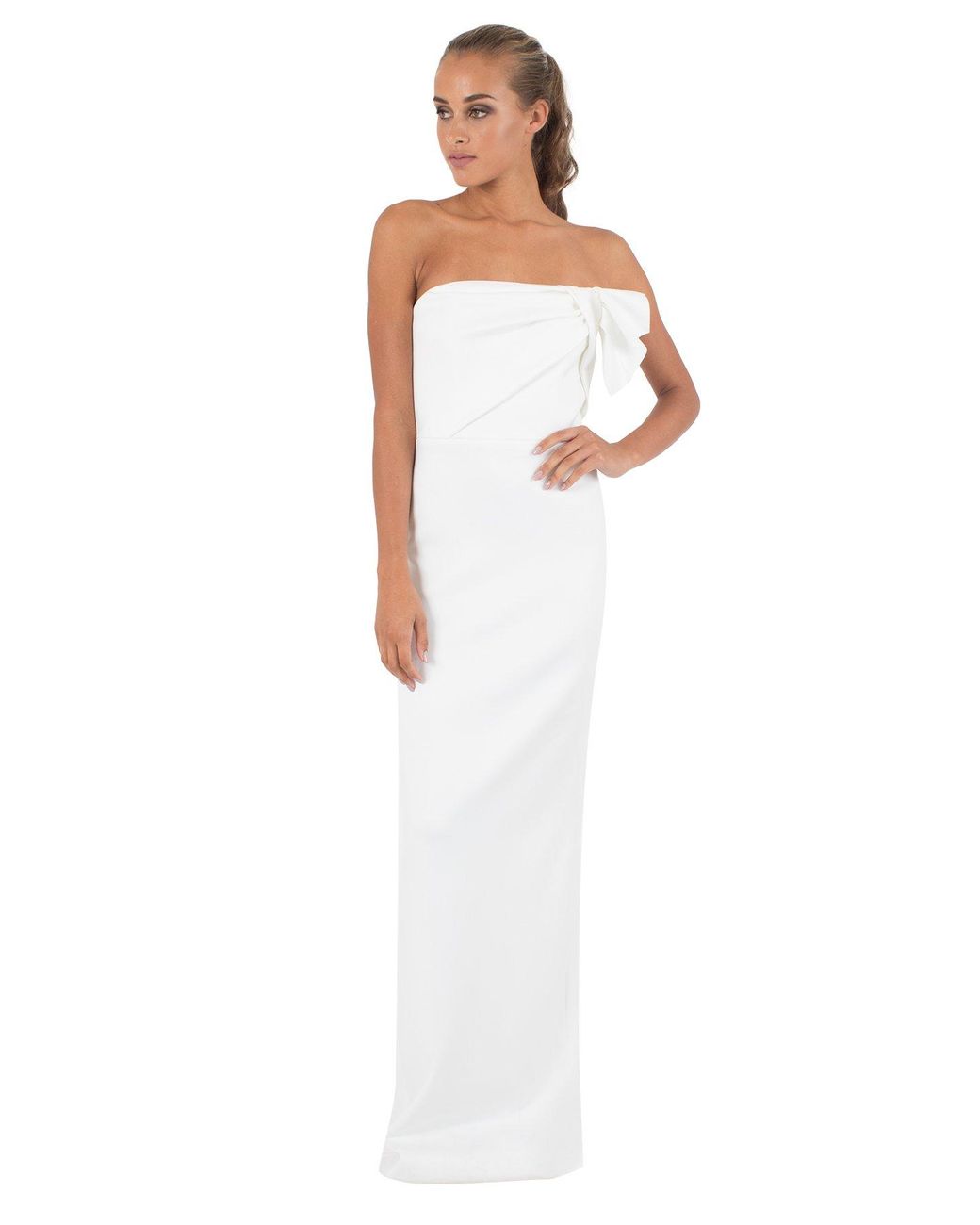 black halo divina gown