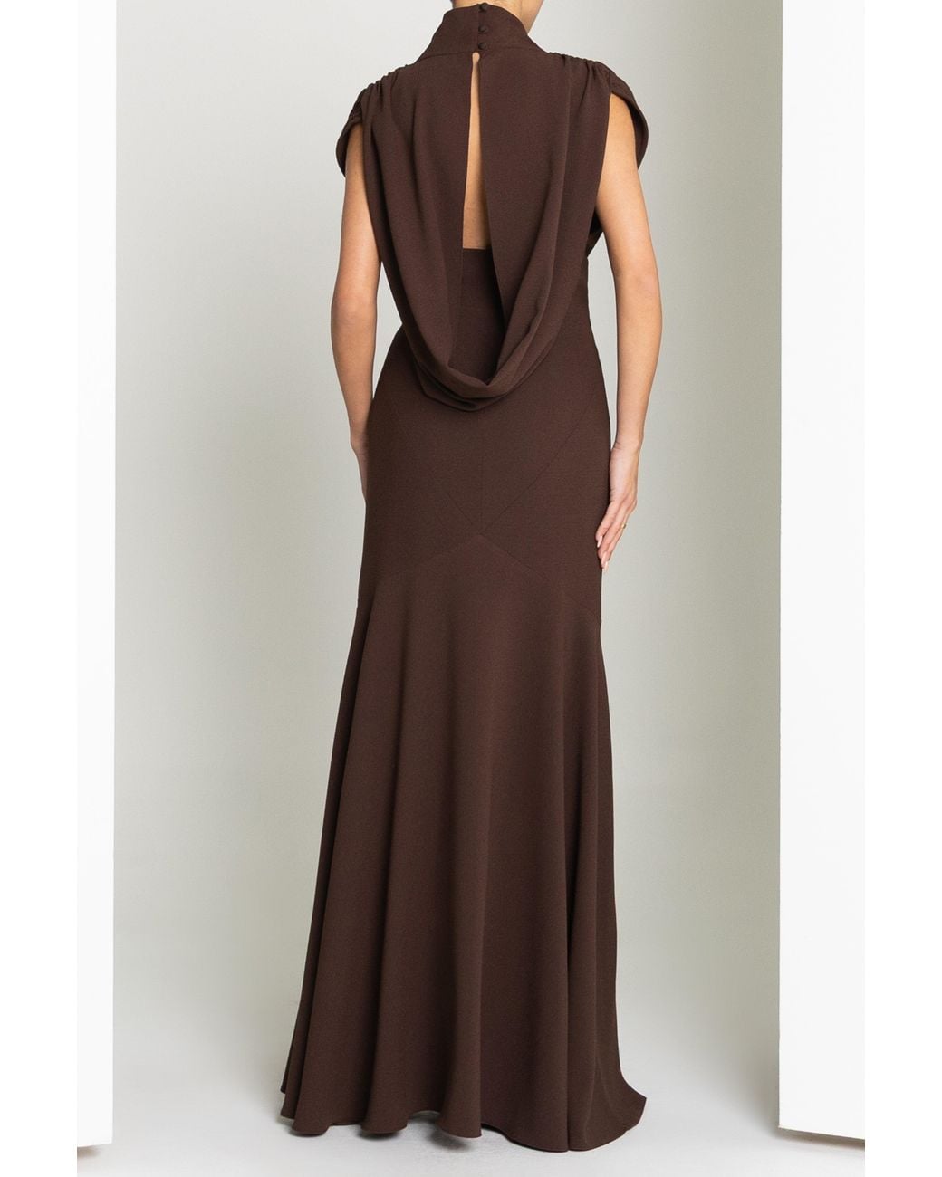 Black Halo Brown Adelina Gown