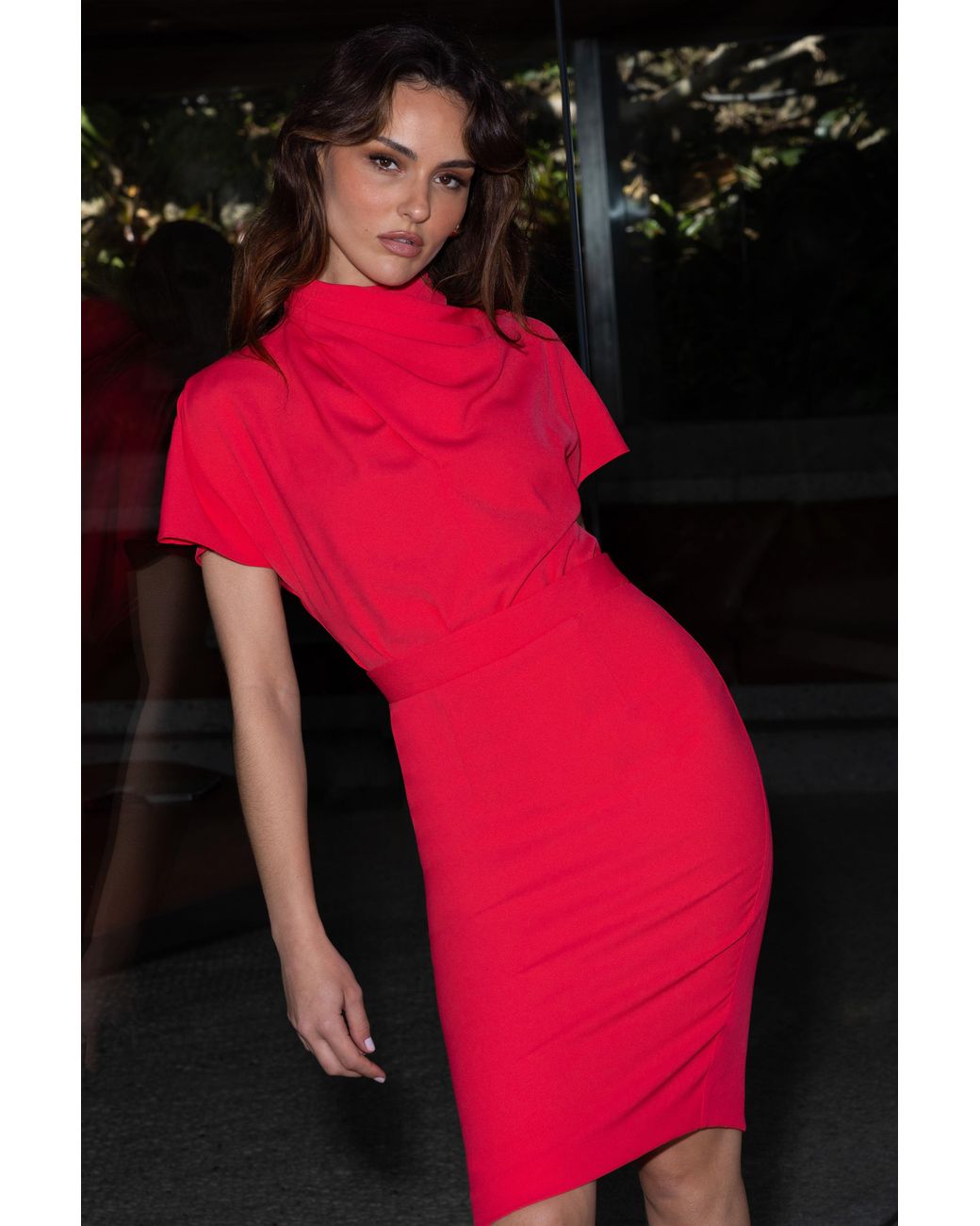 Black Halo Estella Sheath Dress in Red Lyst UK