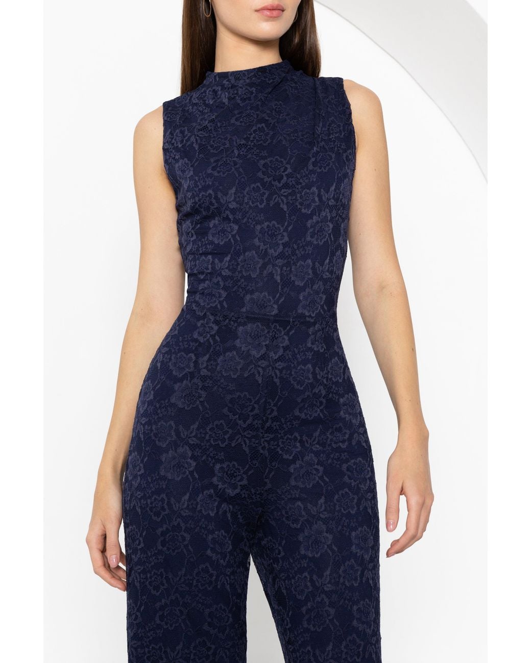 Black Halo Blue Corrine Jumpsuit