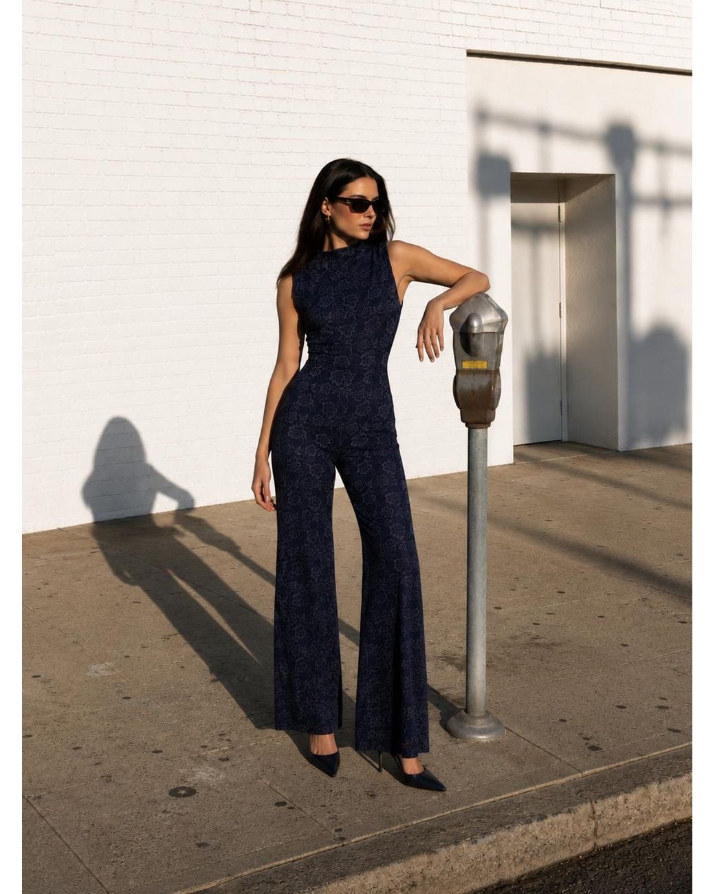Black Halo Blue Corrine Jumpsuit