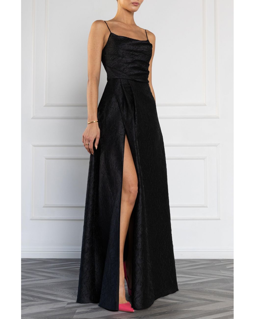 Black Halo Black Cayetana Gown