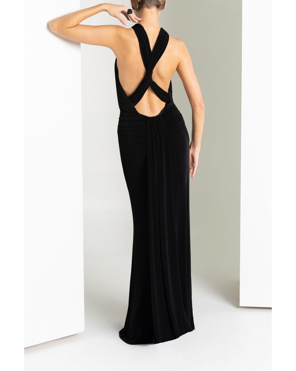 Black Halo Black Lucine Gown