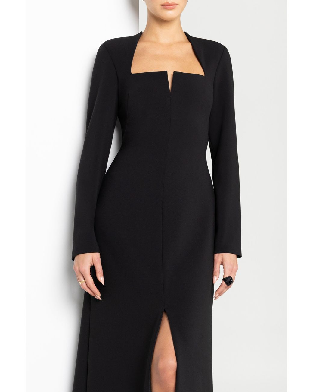 Black Halo Black Nymeria Midi Dress