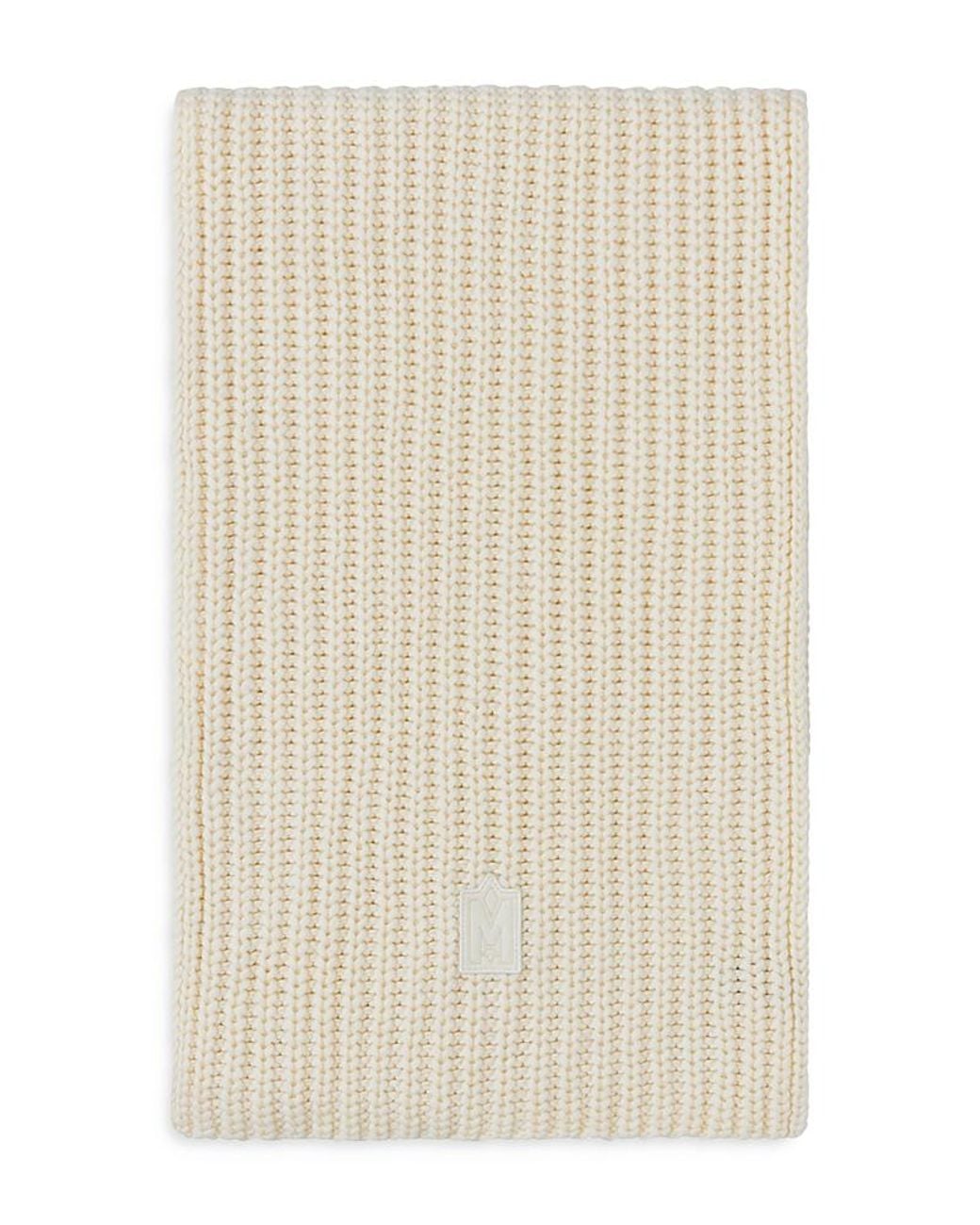 Mackage Natural Nell Logo Scarf