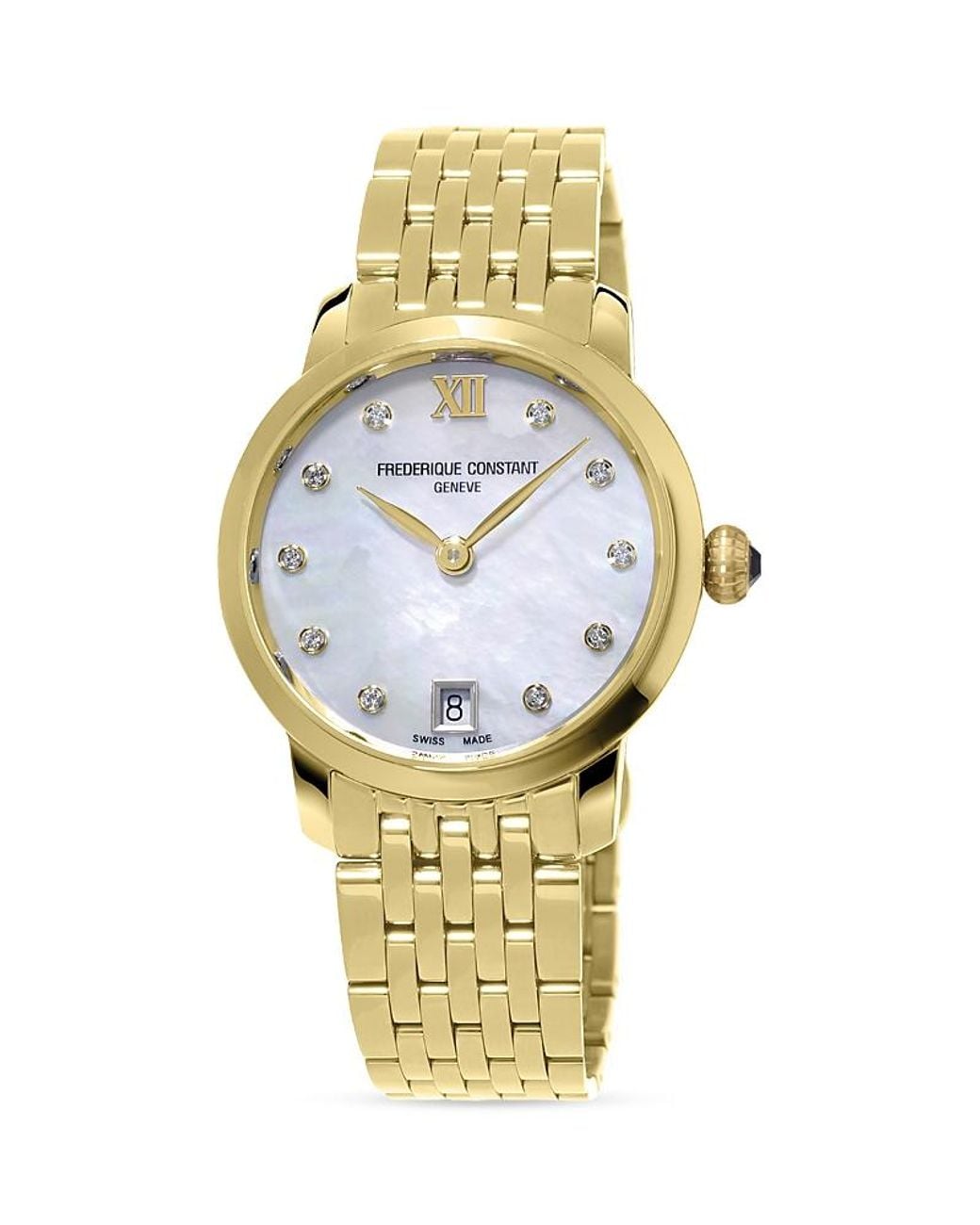 Frederique Constant Metallic Slimline Watch, 30Mm