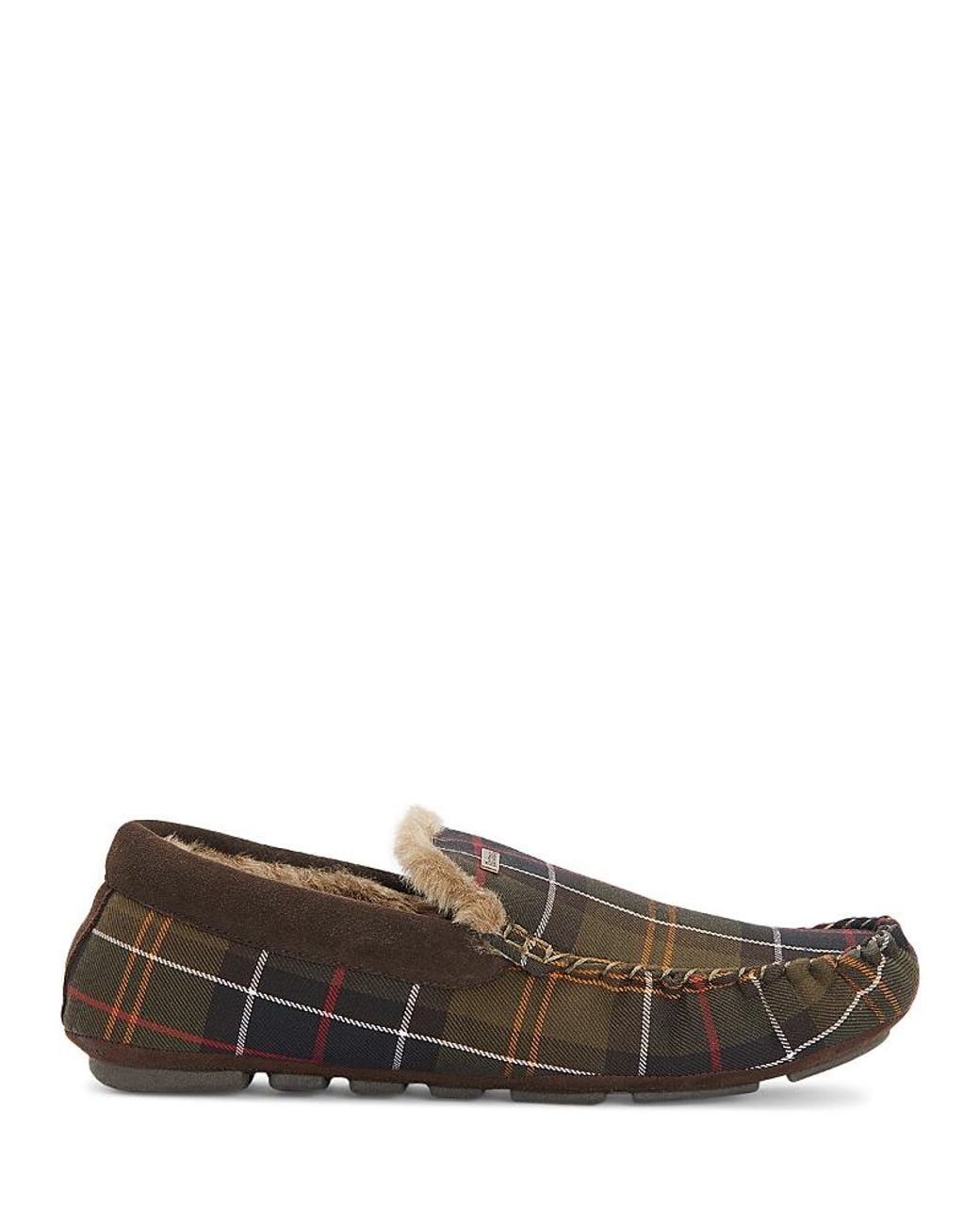 Barbour Brown Monty Slipper for men