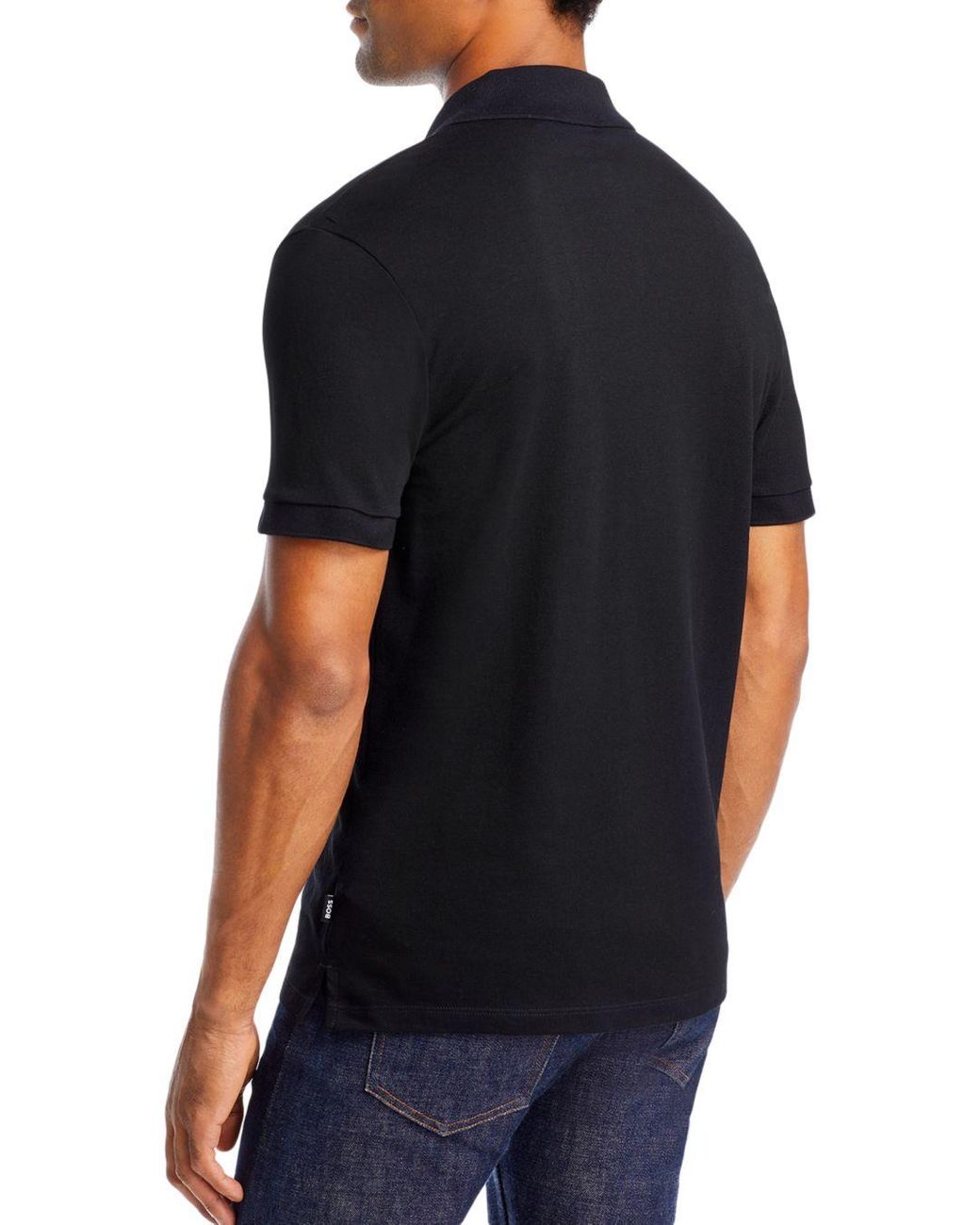 BOSS by HUGO BOSS Pallas Regular Fit Polo Shirt in Black for Men | Lyst