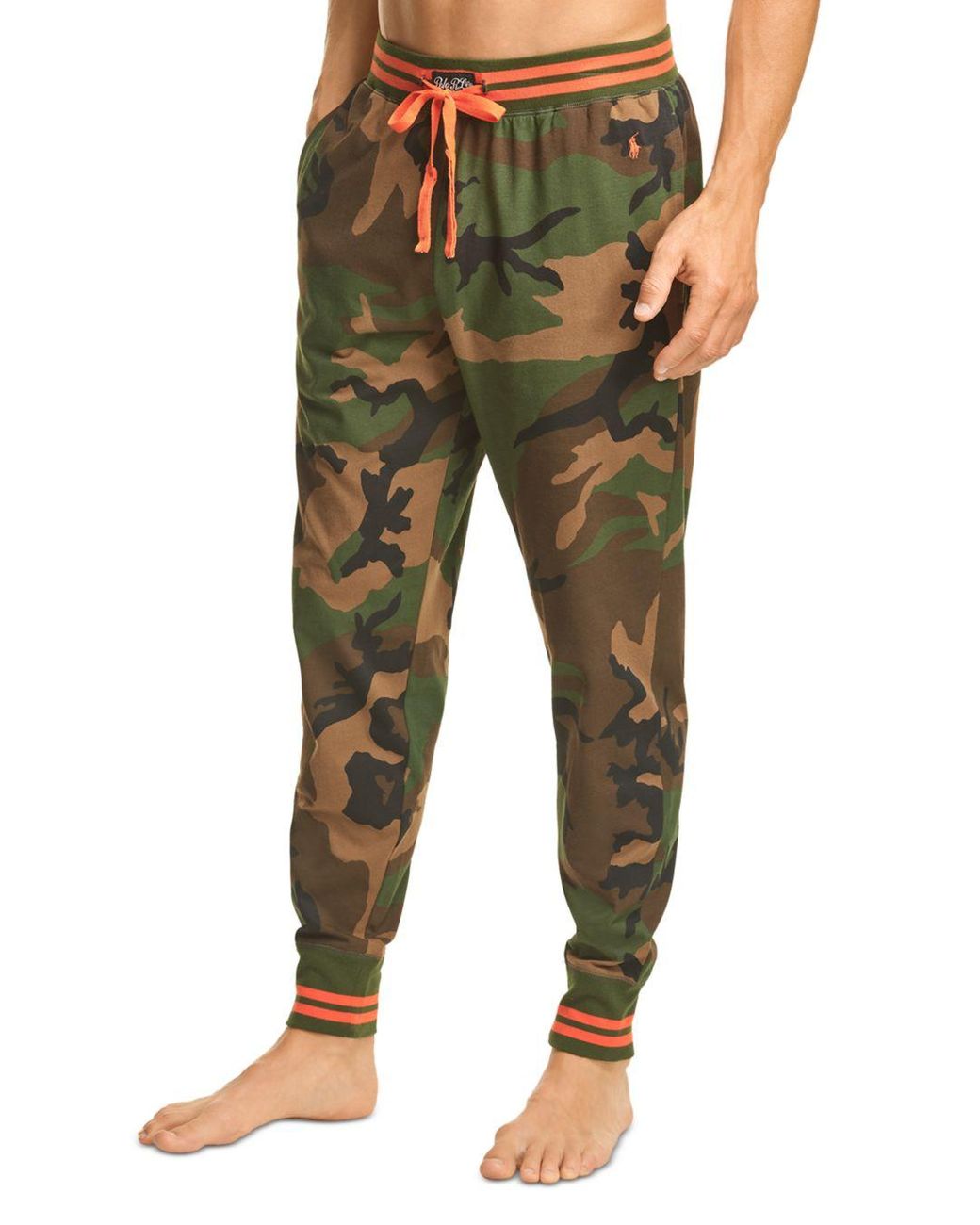 Polo Ralph Lauren Cotton Camo Print Jogger Pajama Pants in Green for
