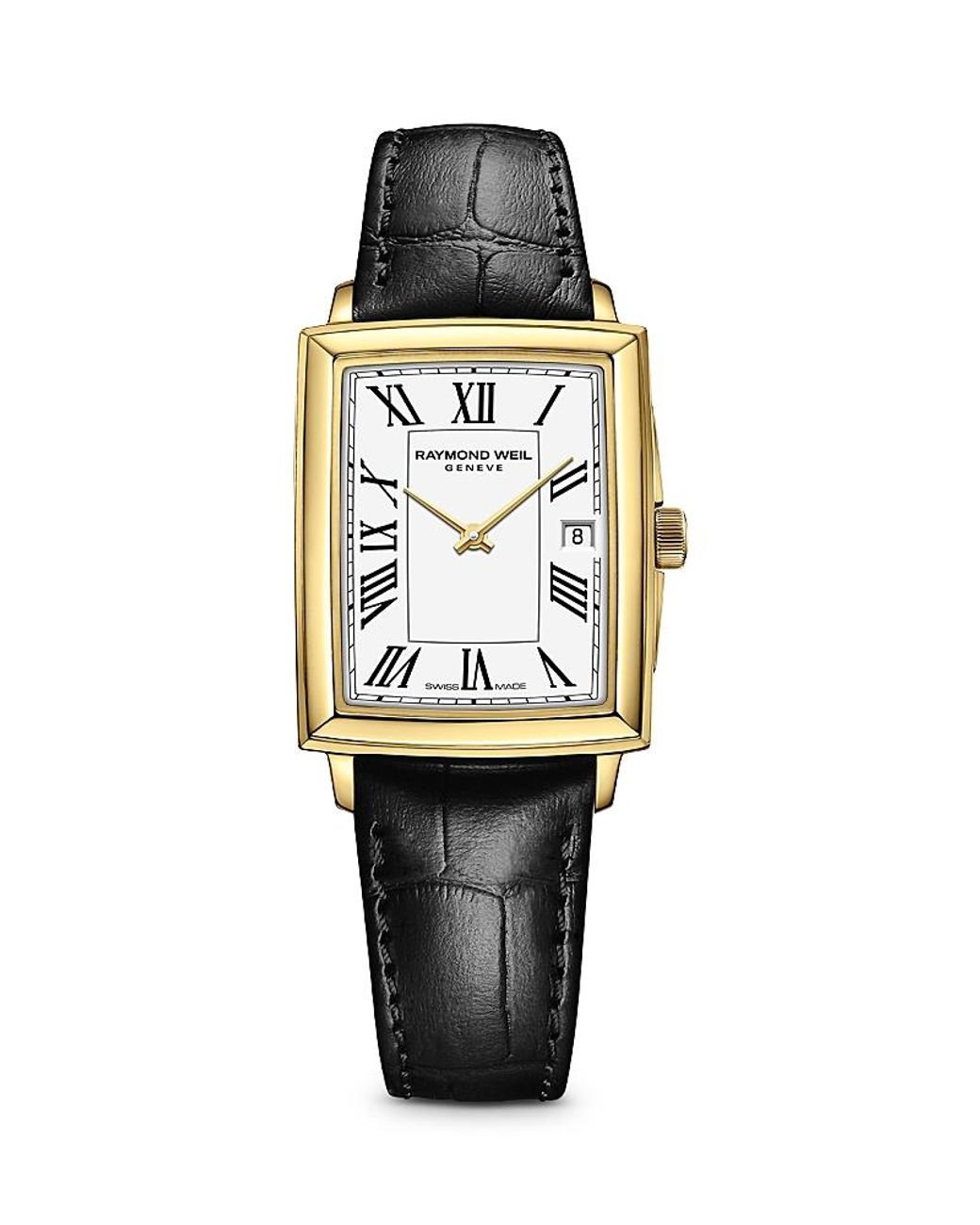 Raymond Weil Metallic Toccata Rectangular Watch, 23Mm