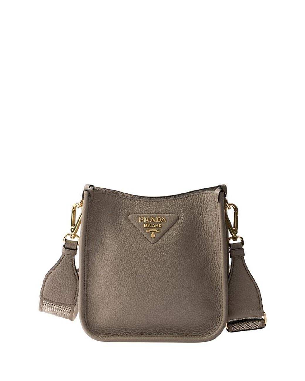 Prada Brown Mini Leather Shoulder Bag